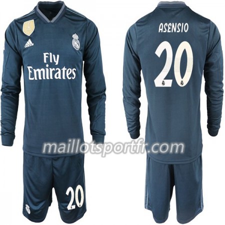 Maillot de Foot Real Madrid ASENSIO 20 Enfant Extérieur 2018/19 ML